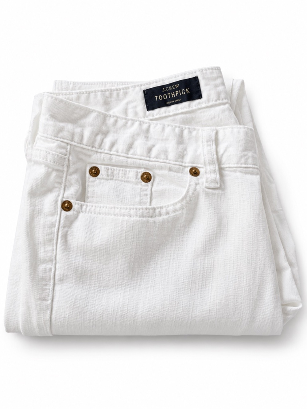 J. Crew White Ankle Low Cut Skinny Jeans- Like New- EUC - Picture 6 of 6